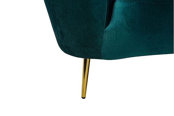Софа Vetro Mebel Сильвія Смарагдовий-золото-12