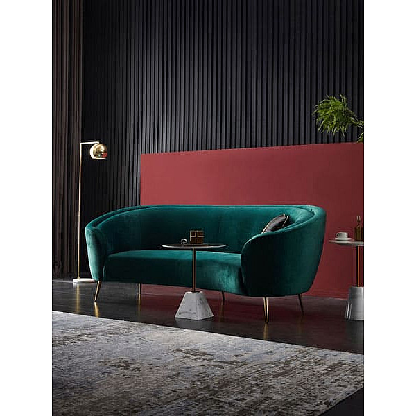 Софа Vetro Mebel Сильвія Смарагдовий-золото-18