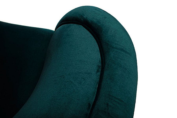 Софа Vetro Mebel Сильвія Смарагдовий-золото-17