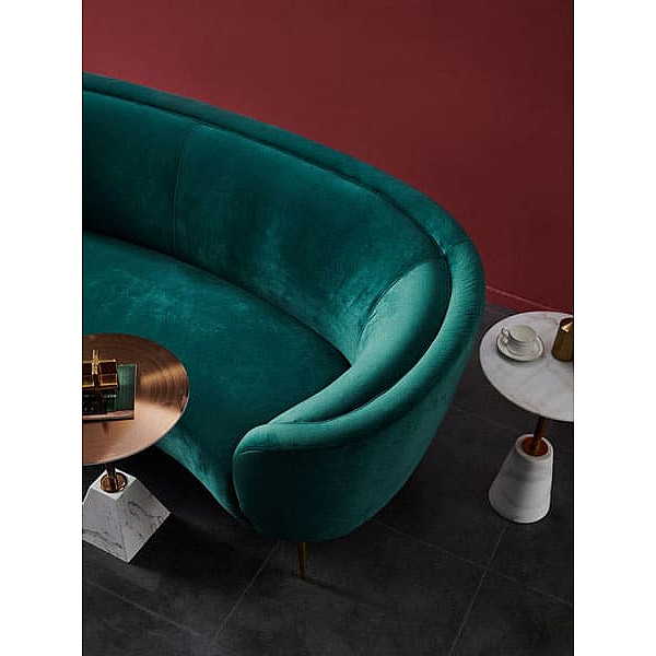 Софа Vetro Mebel Сильвія Смарагдовий-золото-20