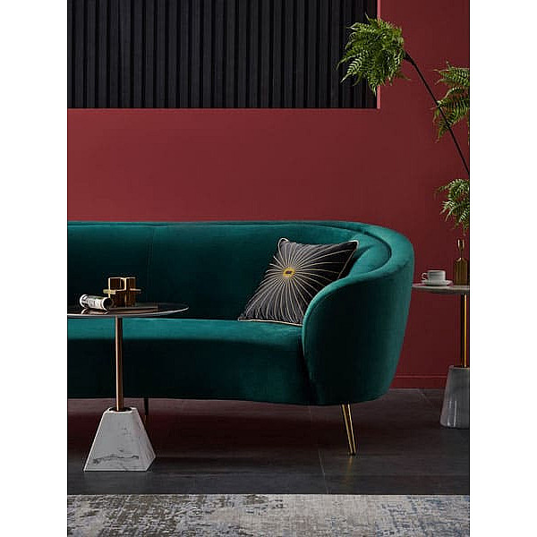 Софа Vetro Mebel Сильвія Смарагдовий-золото-21