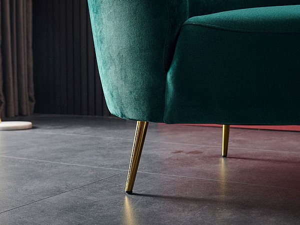 Софа Vetro Mebel Сильвія Смарагдовий-золото-22