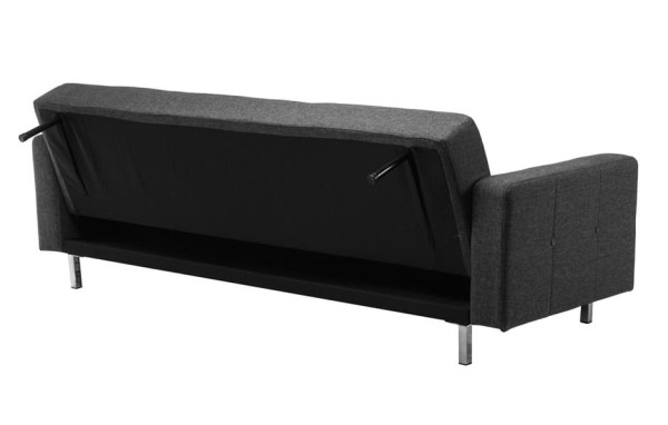 Софа раскладная Vetro Mebel Доминик Серый-серебро-14