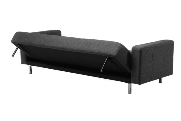 Софа раскладная Vetro Mebel Доминик Серый-серебро-11