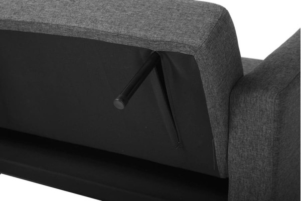 Софа раскладная Vetro Mebel Доминик Серый-серебро-19