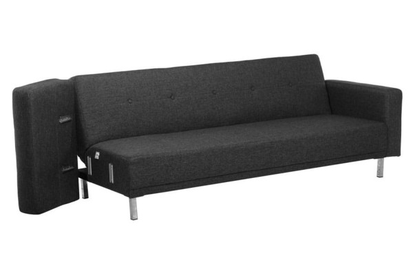 Софа раскладная Vetro Mebel Доминик Серый-серебро-24