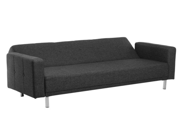 Софа раскладная Vetro Mebel Доминик Серый-серебро-2