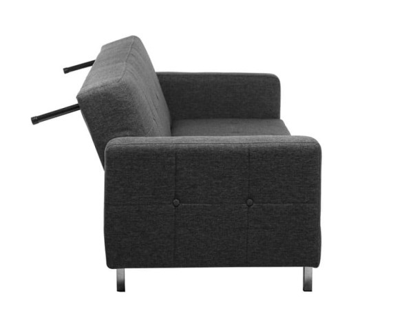 Софа раскладная Vetro Mebel Доминик Серый-серебро-9