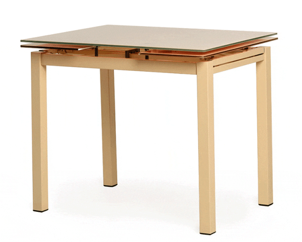 Стол раскладной обеденный Vetro Mebel T-231-8 Кремовый-0