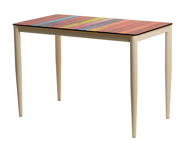 Стол обеденный Vetro Mebel T-300-11 Полоска-0