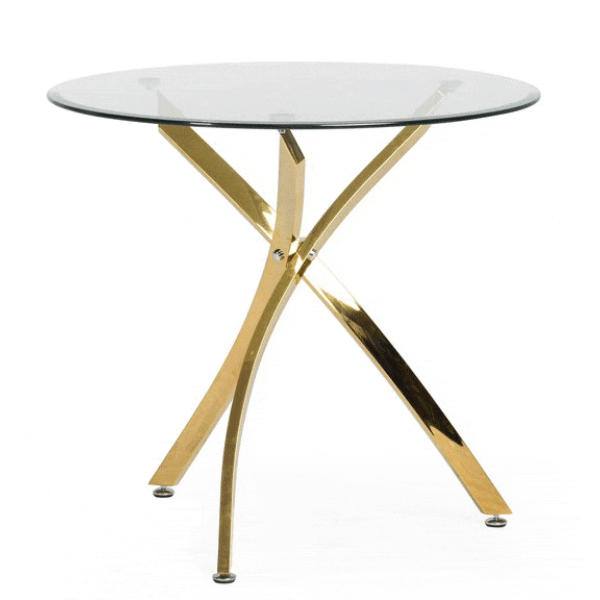 Стол обеденный Vetro Mebel T-317 Золото-0