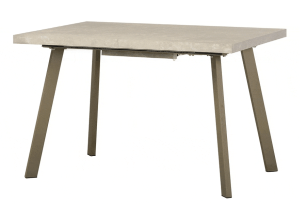 Розкладний обідній стіл Vetro Mebel TM-160 Крема маре-0