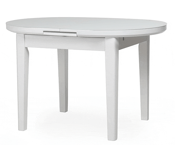 Стіл розкладний обідній Vetro Mebel TM-75 Матовий Снігово-білий-0