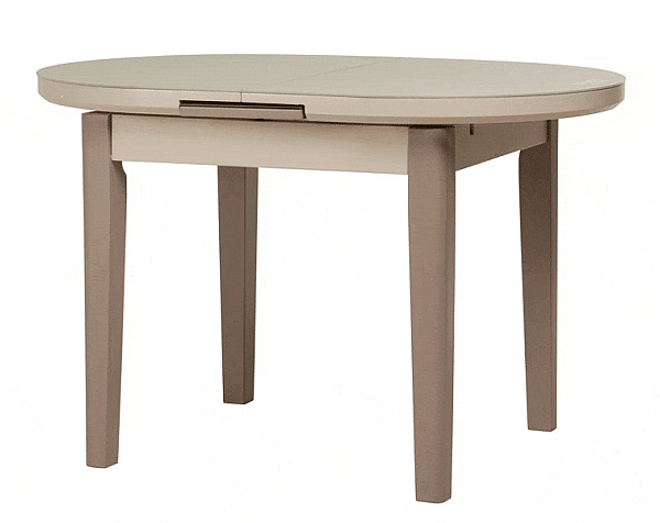 Стіл розкладний обідній Vetro Mebel TM-75 Матовий Капучіно-латте-0