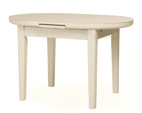 Стол раскладной обеденный Vetro Mebel TM-75 Матовый Молочный-0