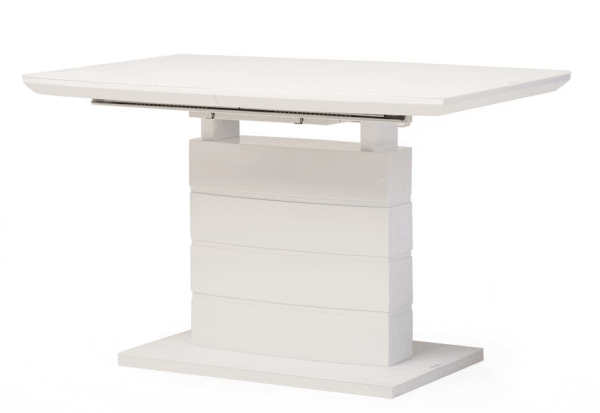 Стіл розкладний обідній Vetro Mebel TMM-50-1 Матовий Білий-0