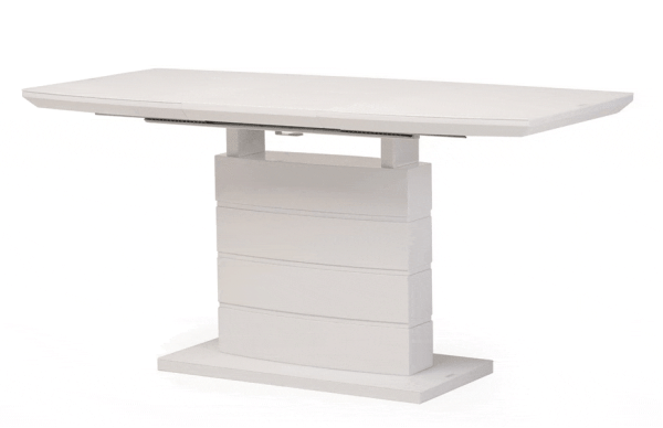 Стіл розкладний обідній Vetro Mebel TMM-50-2 Матовий Білий-0