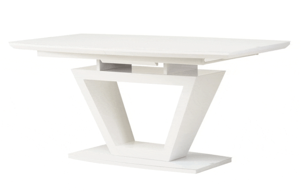 Стол раскладной обеденный Vetro Mebel TMM-53-2 Матовый Белый-0