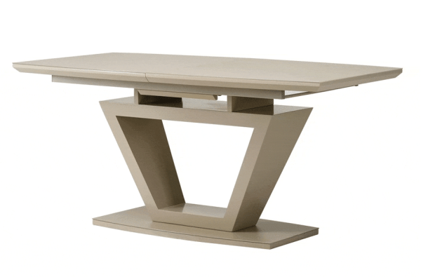 Стіл розкладний обідній Vetro Mebel TMM-53-2 Матовий Капучино-0