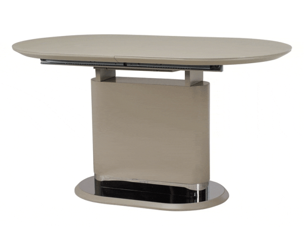 Раскладной обеденный стол Vetro Mebel TMM-56 Матовый Капучино-0