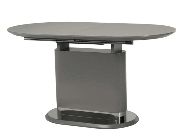 Розкладний обідній стіл Vetro Mebel TMM-56 Матовий Сірий-0