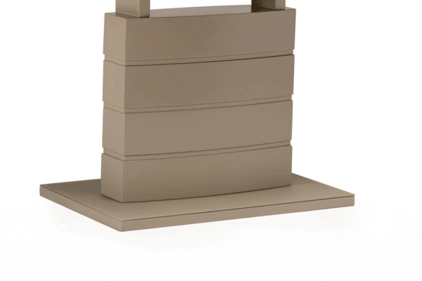 Стол раскладной обеденный Vetro Mebel TMM-50-1 Матовый Капучино-6