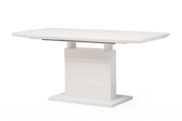 Стіл розкладний обідній Vetro Mebel TMM-50-1 Матовий Білий-2
