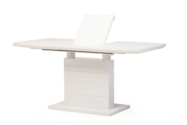 Стіл розкладний обідній Vetro Mebel TMM-50-1 Матовий Білий-1