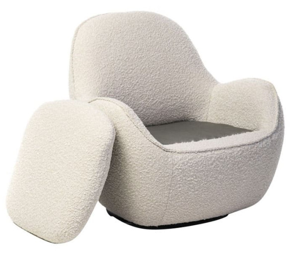 Поворотне крісло Vetro Mebel Каллісто Айворі-5