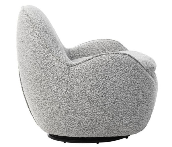 Поворотне крісло Vetro Mebel Каллісто Сіра бриж-2