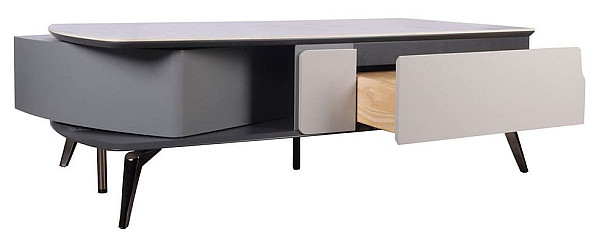 Журнальный стол Vetro Mebel Лацио Бланко мрамор Журнальный стол Vetro Mebel Лацио Бланко мрамор-2