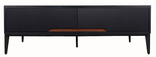 Журнальний стіл Vetro Mebel Палермо Чорний онікс-1