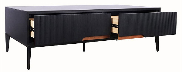 Журнальний стіл Vetro Mebel Палермо Чорний онікс-2