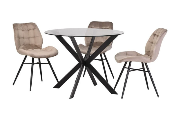 Обеденный стол Vetro Mebel T-304 Стекло-6