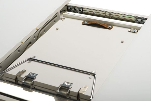 Розкладний обідній стіл Vetro Mebel TML-651-1 Білий-6