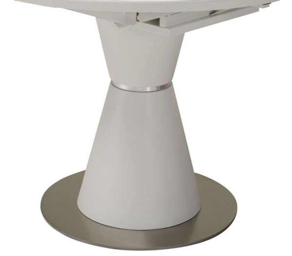 Розкладний обідній стіл Vetro Mebel TML-651-1 Білий-3