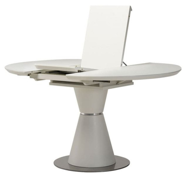 Розкладний обідній стіл Vetro Mebel TML-651-1 Білий-2