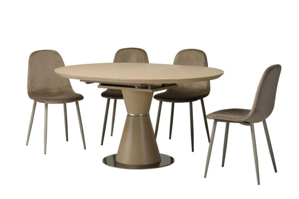 Розкладний обідній стіл Vetro Mebel TML-651-1 Капучіно-13