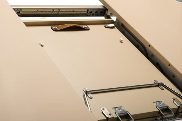 Розкладний обідній стіл Vetro Mebel TML-651-1 Капучіно-7