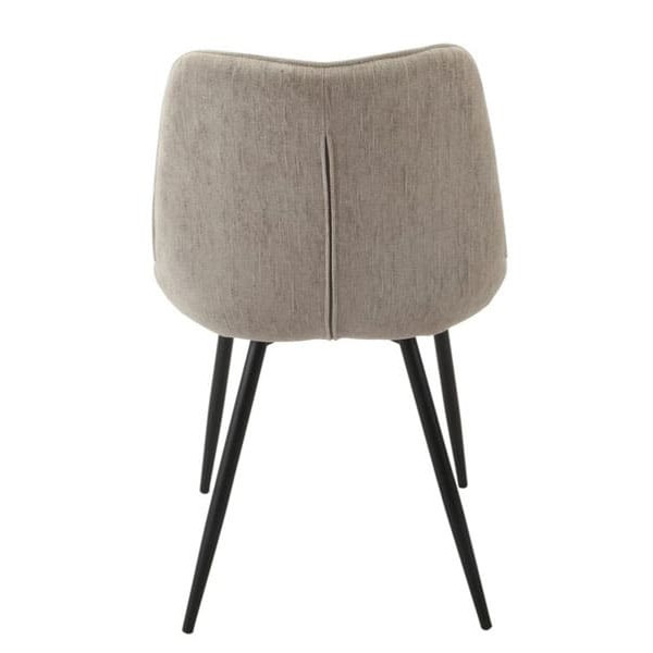 Стілець Vetro Mebel N-50 Бежево-чорний тканина-4