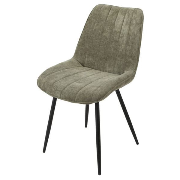 Стул Vetro Mebel N-50 Оливковый-черный ткань-0