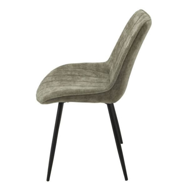 Стул Vetro Mebel N-50 Оливковый-черный ткань-2