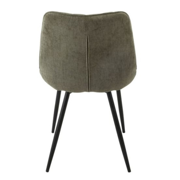 Стул Vetro Mebel N-50 Оливковый-черный ткань-4