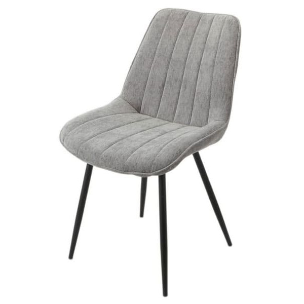 Стілець Vetro Mebel N-50 Сірий-чорний тканина-0