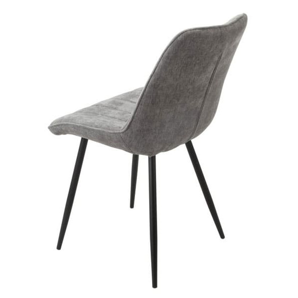 Стілець Vetro Mebel N-50 Сірий-чорний тканина-3