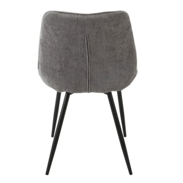 Стілець Vetro Mebel N-50 Сірий-чорний тканина-4