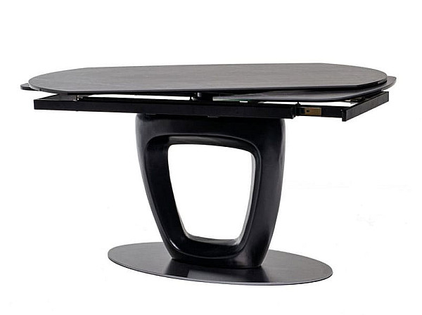 Керамічний стіл розкладний обідній Vetro Mebel TML-825 Неро маркіна-чорний-14