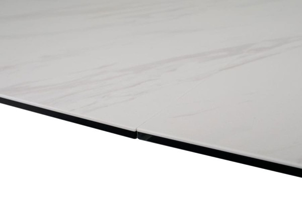 Керамічний стіл розкладний обідній Vetro Mebel TML-890 Бланко перлино-білий-19