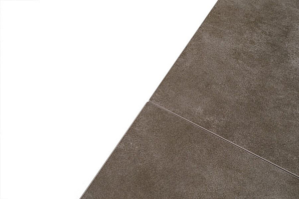 Керамічний стіл розкладний обідній Vetro Mebel TML-897 Гриджіо латте-чорний-22