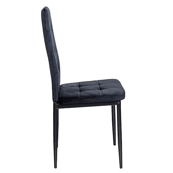 Стілець Vetro Mebel N-66-2 Чорний велюр-2